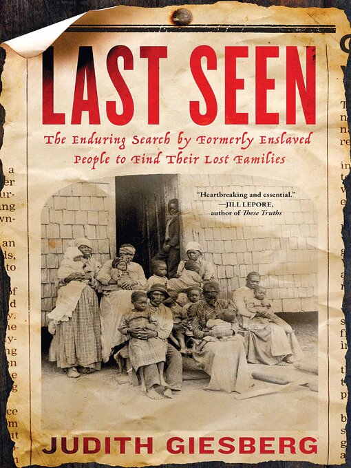 Title details for Last Seen by Judith Giesberg - Wait list